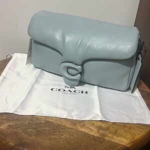 Coach Pillow Tabby 26 in Aqua